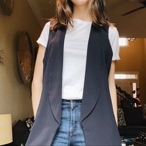 Ann Taylor Blue Vest